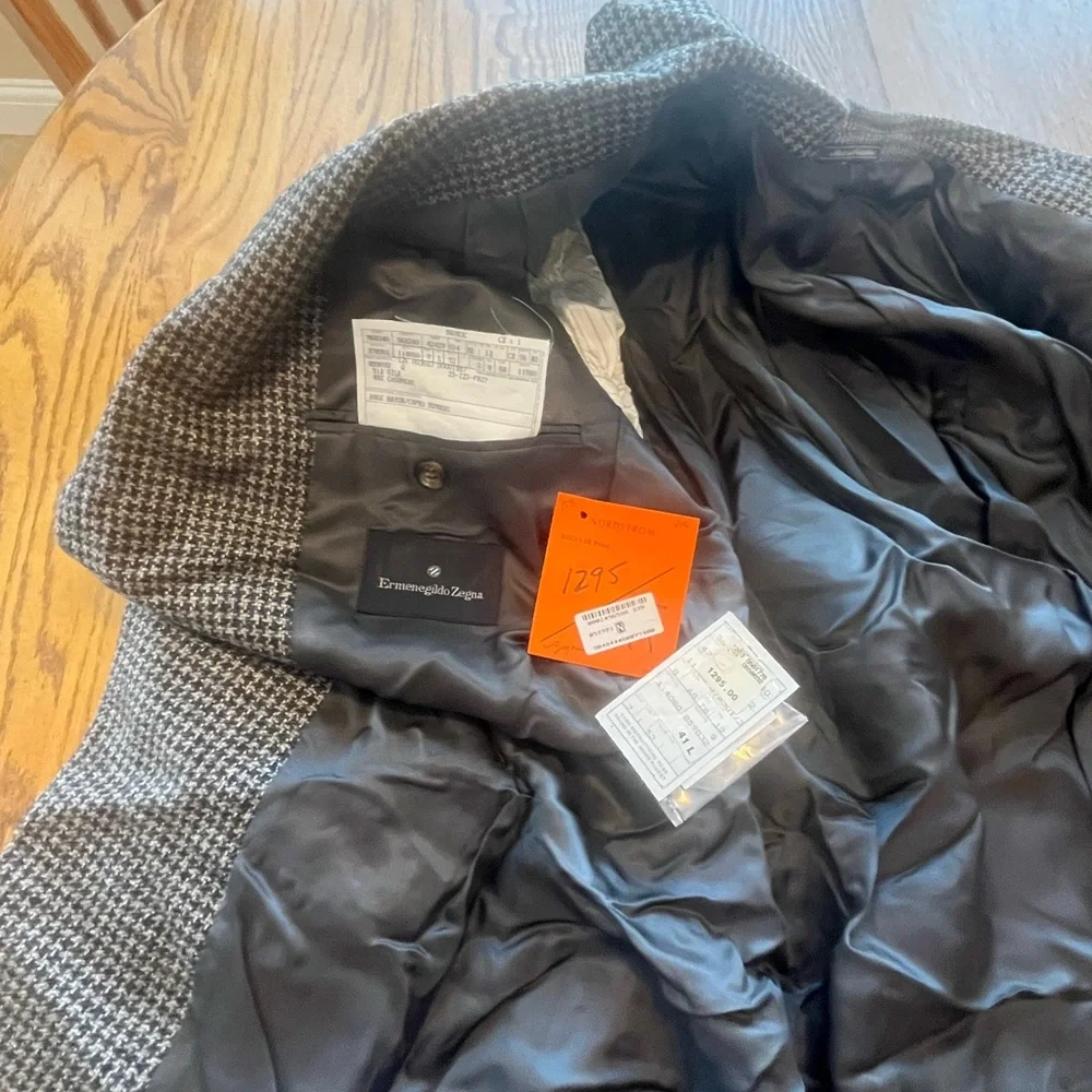 Ermenegildo Zegna Men's 3 Button Blazer Sport Coat Wool Cashmere Jacket 52 US 42 - Picture 13 of 14